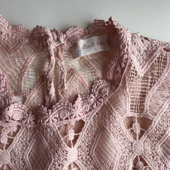 Altar’d State Boho Sleeveless Light Pink Tunic/Dress - Picture 6 of 12